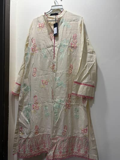 New Bonanza satrangi Luxury Embroidered dress