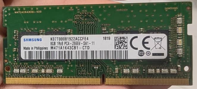 Samsung 8GB DDR4 2666MHz SO-DIMM Laptop RAM