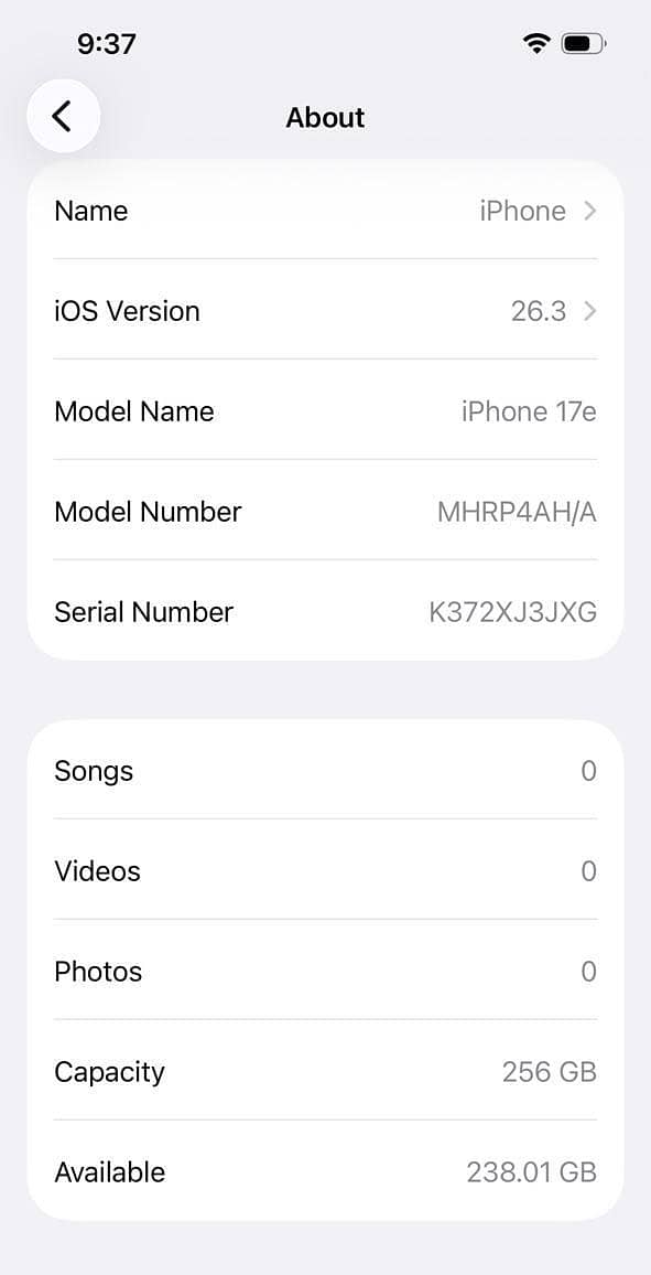 iPhone 17 e | 256 GB 1