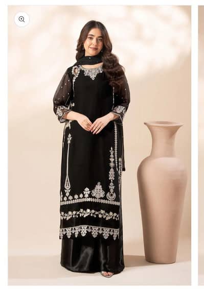 chiffon long shirt and trouser