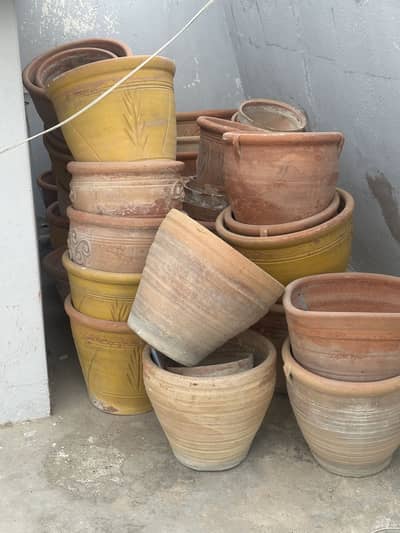 Paint pots for plants
