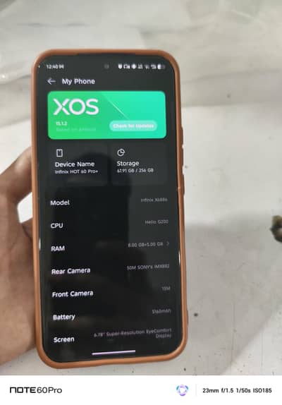 Infinix HOT 60 Pro+ 8GB RAM 256GB Storage