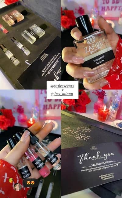 Perfume zafire scents