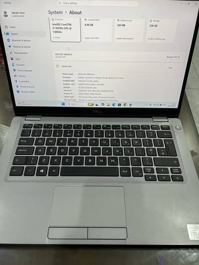 Dell Latitude 5310 CORE i5 10th Gen 8 GB RAM 256 GB SSD