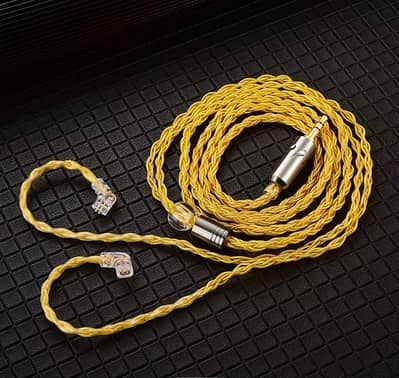 2Pin IEM In Ear Monitors Wire Cable 8 Core KZ ZSN PRO X EDX Castor Pro
