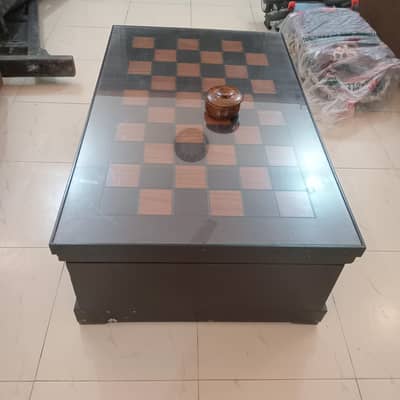 table with mirror on top