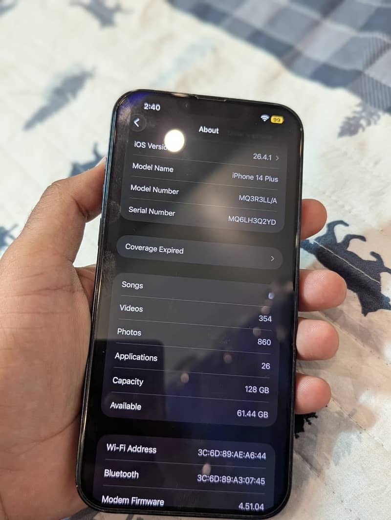 Apple iPhone 14 plus 0