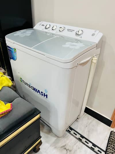 KENWOOD SEMI AUTOMATIC WASHING MACHINE AND DRYER