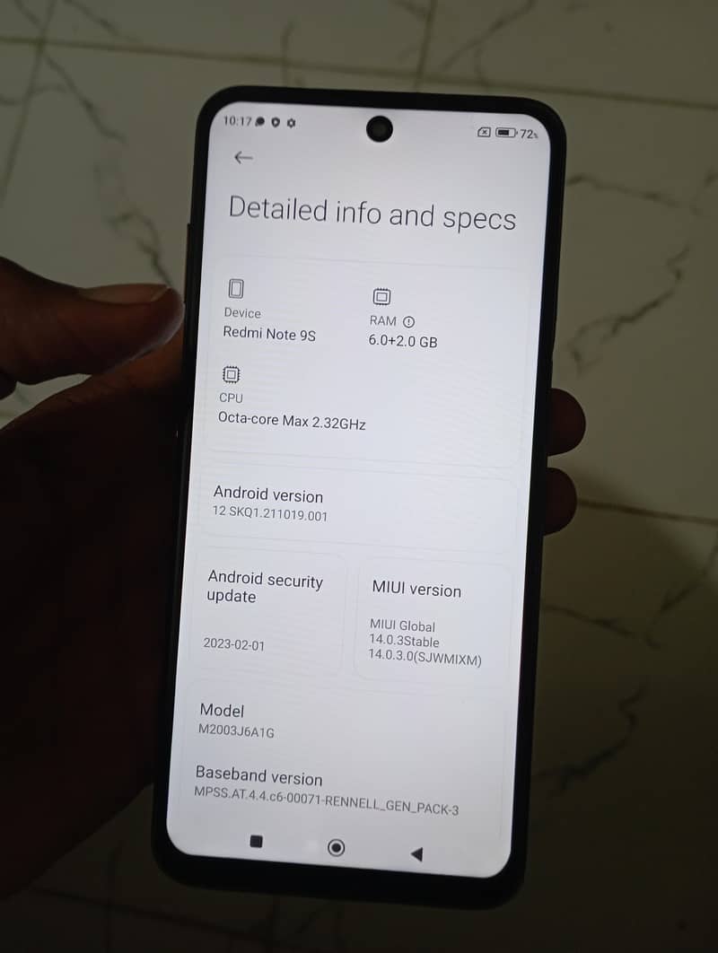 Xiaomi Redmi Note 9S 5