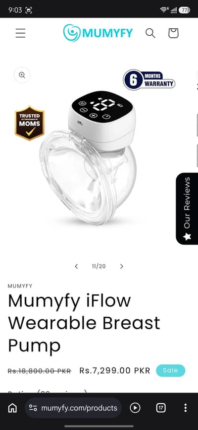 Wearable Electric Breast Pump
