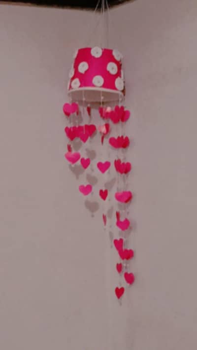 DIY Heart Wind Chime for