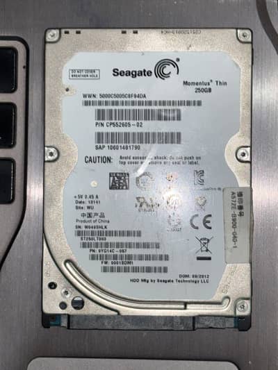 Seagate Hard Disk 250 GB 10/10 condition with checking  with warranty