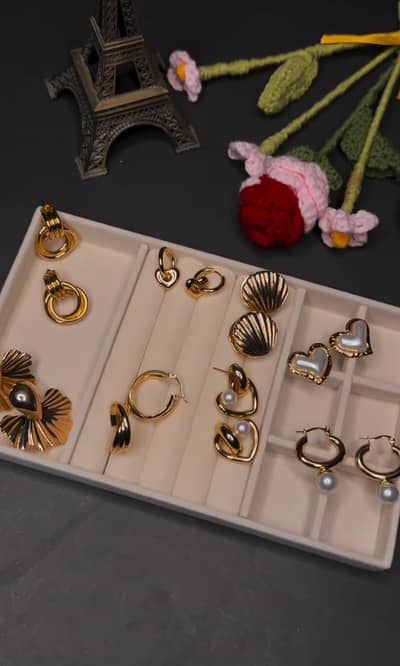Stainless steel earing