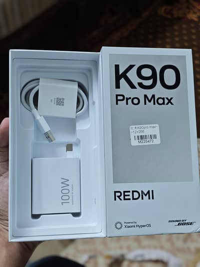 Redmi K90 Pro Max 12+12/256 Complete box non active