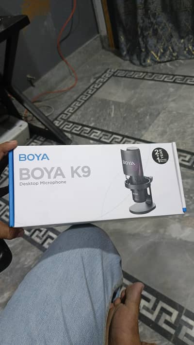 3 Year Warranty Boya K9 Desktop Vibrat Lighting Condenser USB Mic