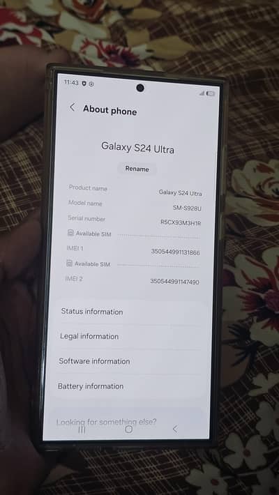 Samsung Mobile S24 Ultra
