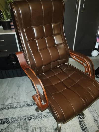 Brown Large Computer Chair