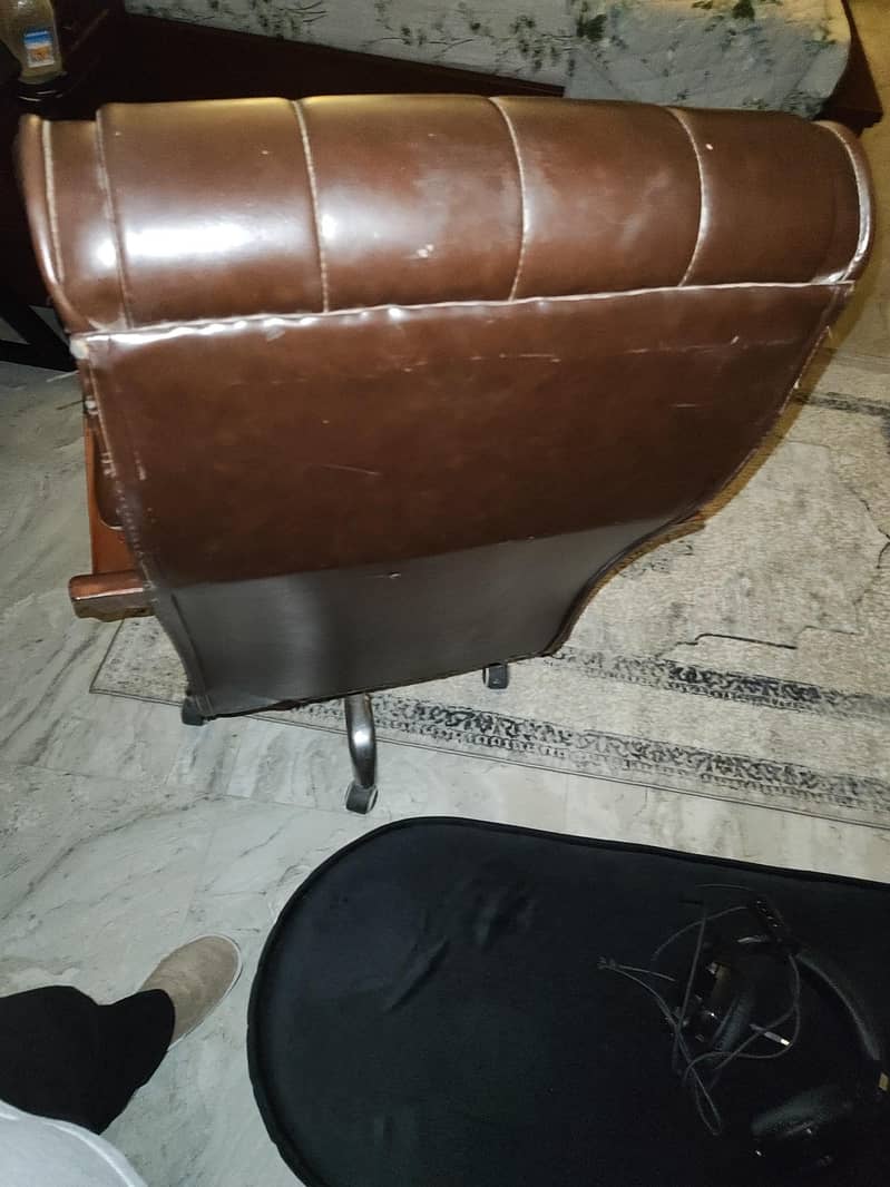 Brown Large Computer Chair 2