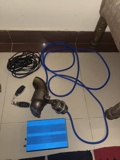 electric cut off exhaust