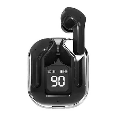 M90 Pro Max Earbuds Black - LED Display - Touch Control