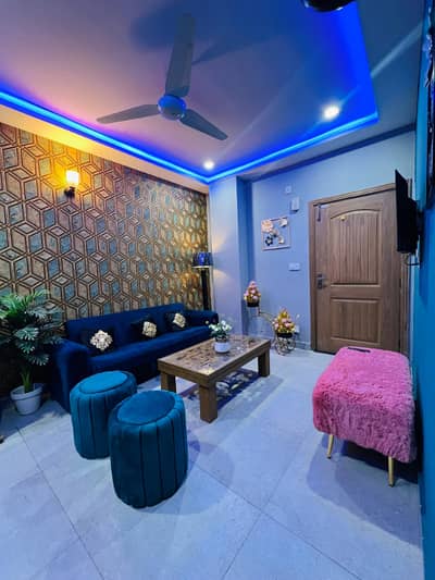 Per day one bed room apartment available luxury Furnished