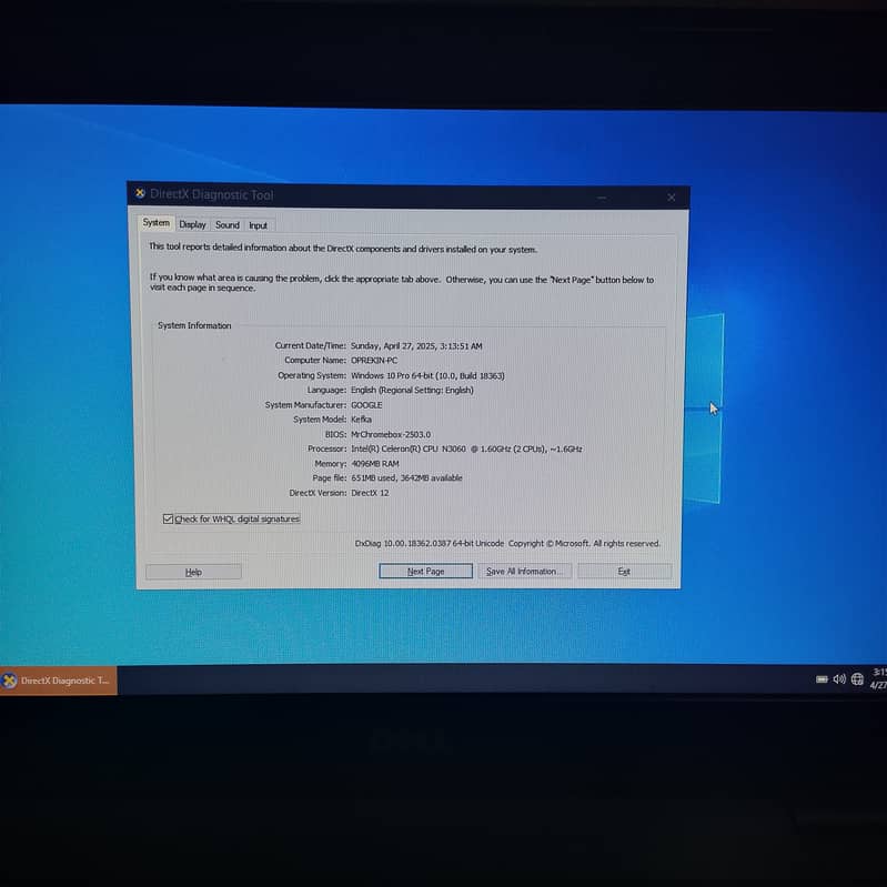 Chrome book window 10. 3