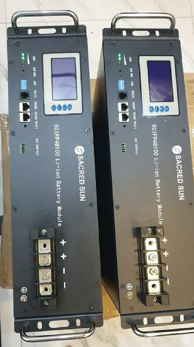 Brand New Sacred Sun 48V 100AH Lithium ion Batteries for sale