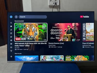 55 inch smart tv NETFLIX PRIME YOUTUBE