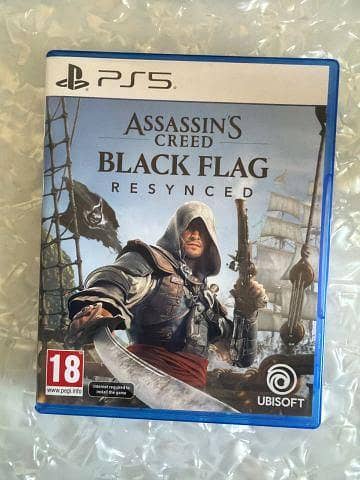 Assassin's Creed Black Flag Resynced ps5 disk