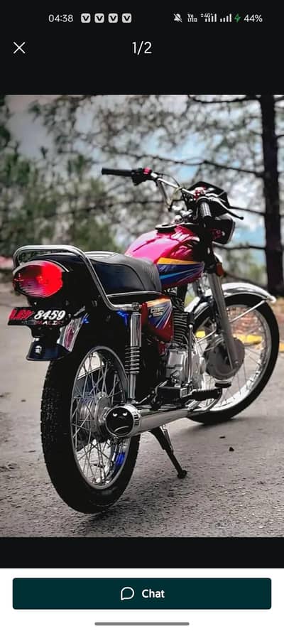 Honda cg 125 2012 modle all okay new condition sale urgent need money