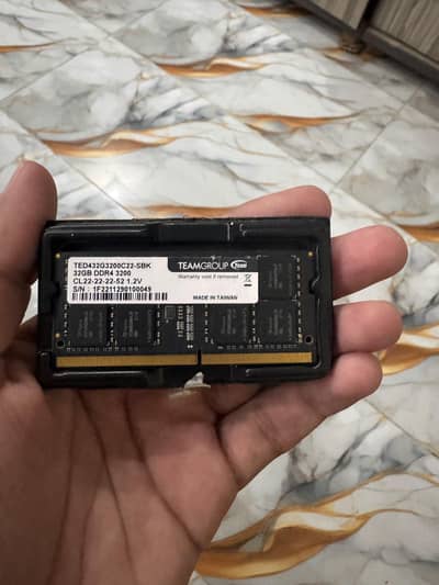 32gb ddr4 laptop pulled ram available fresh condition 24000 each