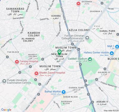 Prime Location 2.5 Kanal House For Block Abu Bakar Sale In New Garden Town New Garden Town
