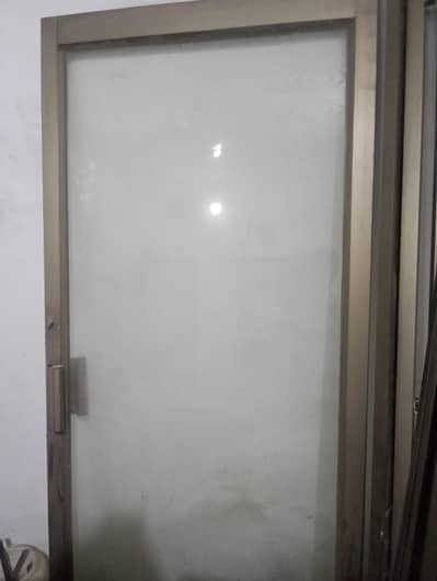 office OR shop front mirror and Door