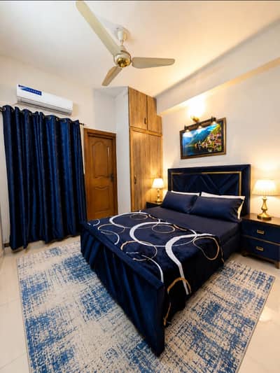 Par day luxury two bed apartment available for rent in Islamabad markez prime location