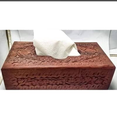 Wooden Tissue Box