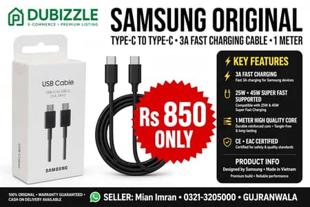 charging cable Type c to Type c charging
