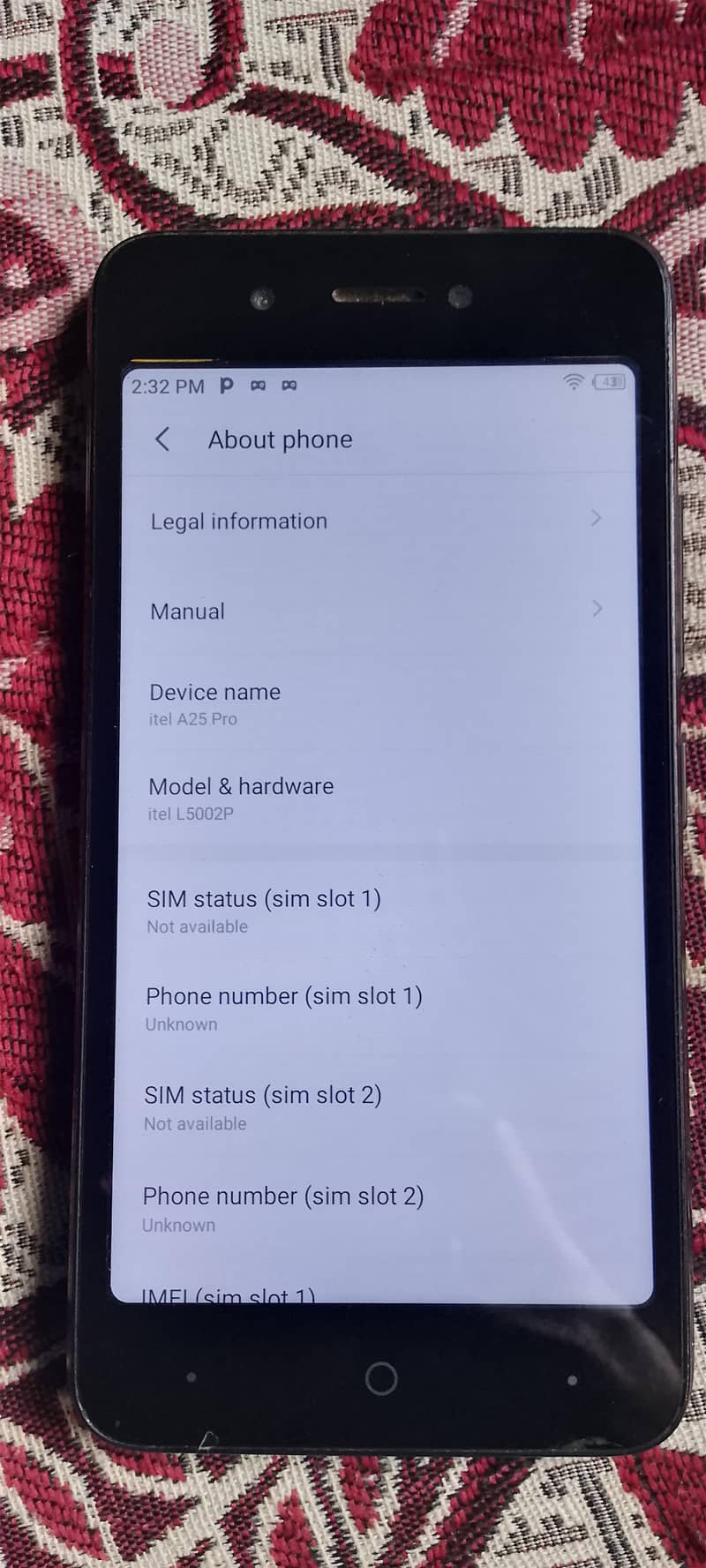 Itel A25 Pro 5