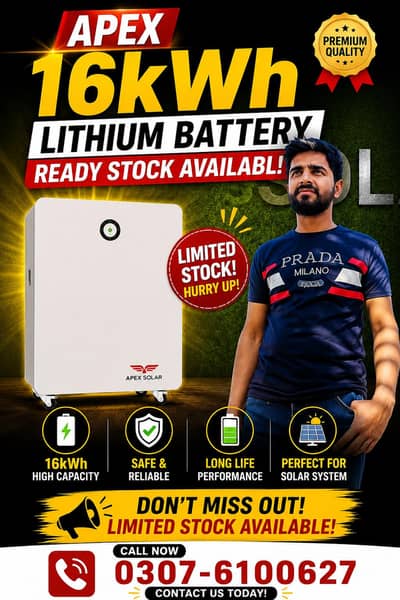 Apex Lithium 51.2v 16Kw