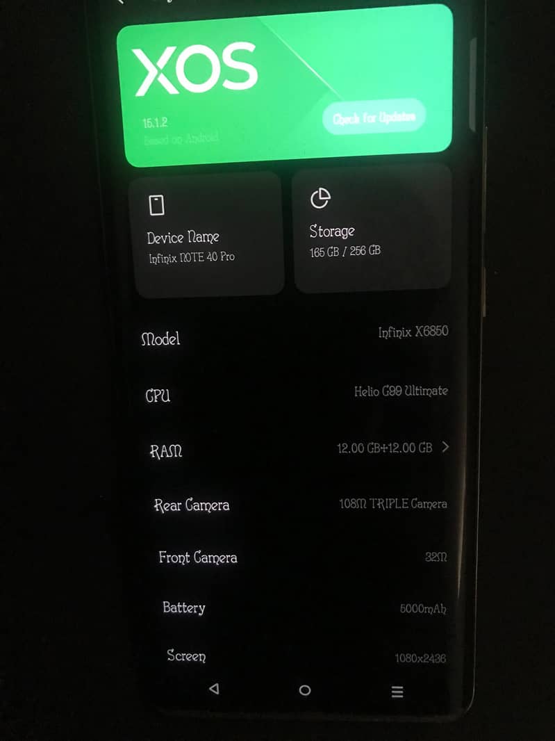 infinix Note 40pro 0