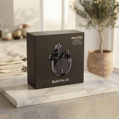 **Buds Pro 10 Wireless Earbuds – ANC/ENC, Touch Control, Hi-Fi Stereo