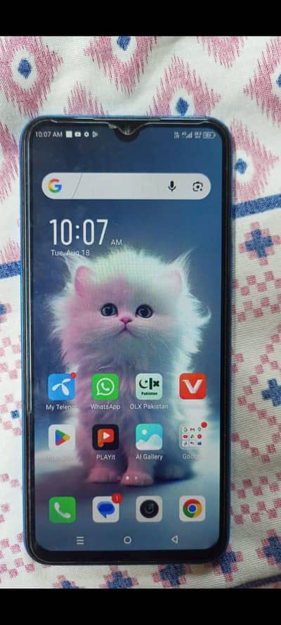 Infinix Note 12 8. RAM 128. GP all okay camera NO OF