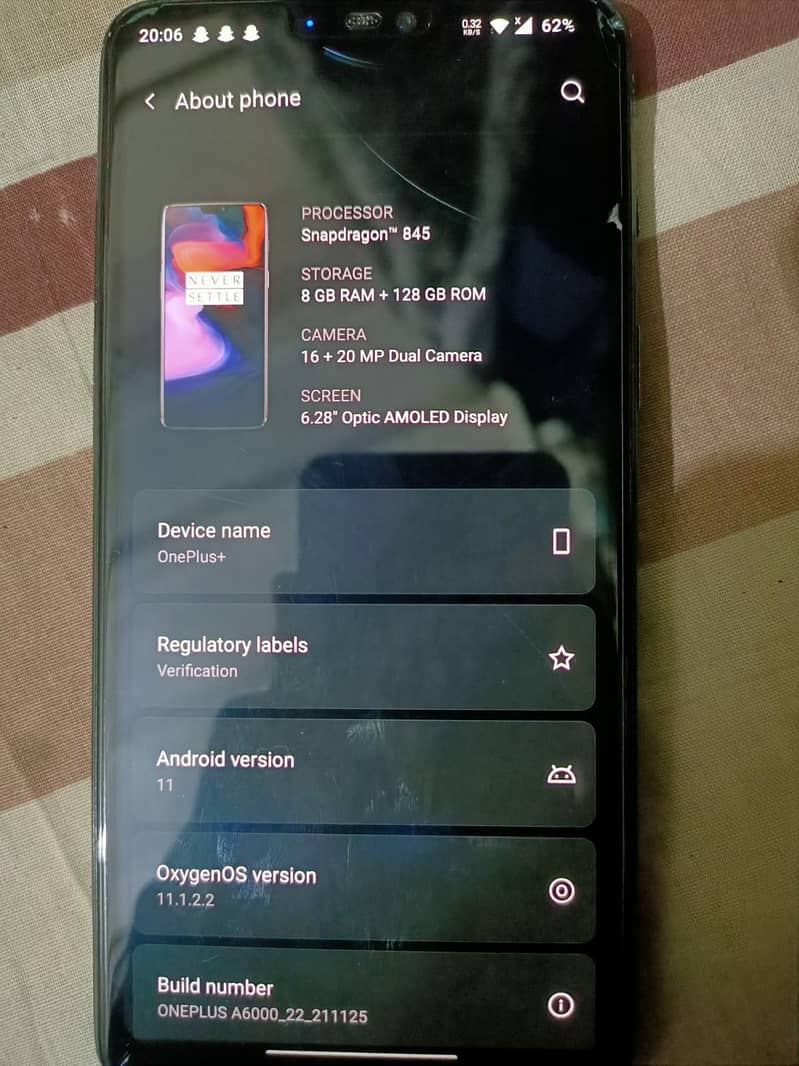 One Plus 6 8