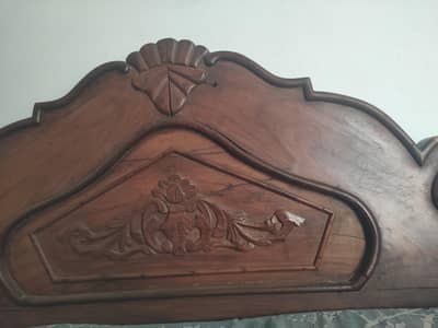Wooden bed