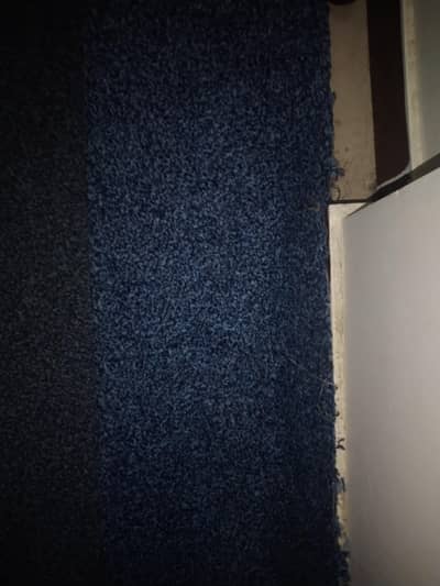 Carpet light blue  color in used good condition for sale