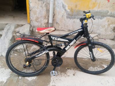 Dolphin  river bicycle for sale best condition black and silver