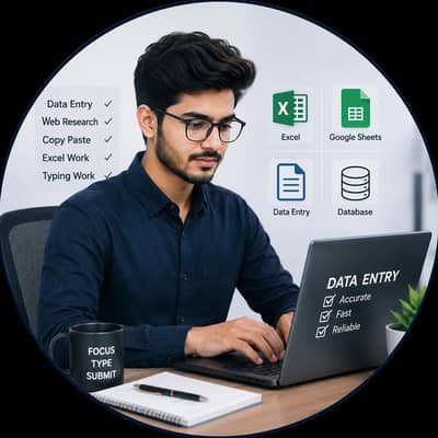Part-Time Data Entry and Typing Services (1-2 Hours Daily)