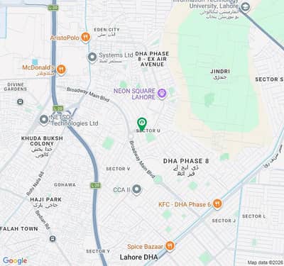 Exclusive 1 Kanal Residential Plot Available For Sale in DHA Phase 8 Block U
