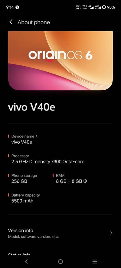 Vivo V40e