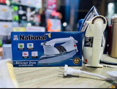 National Electric Inverter Dry Iron 400 watts 70, percent  Energy save