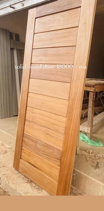 wood door